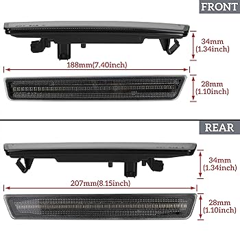 Amazon.com: LDETXY LED Side Marker Lights for Dodge